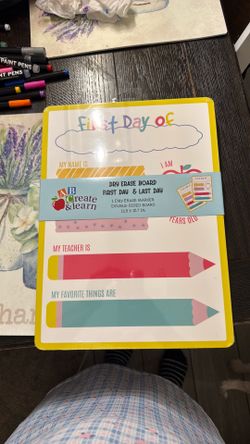 First day and last day of school sign
