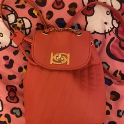 pink mini backpack