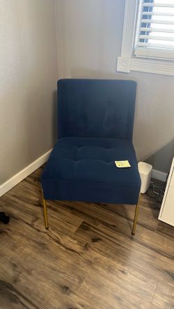 Blue contemporary chair