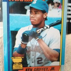 Ken Griffey Jr Rookie Error No Back