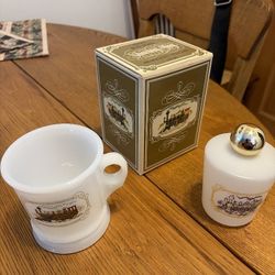 Avon Shaving Mug And Aftershave 