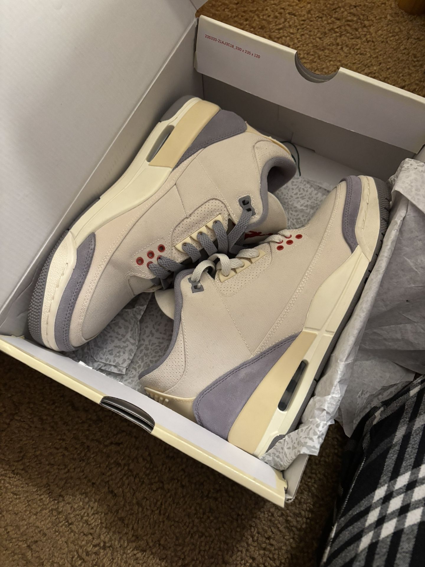 Air Jordan 3 Retro Muslin