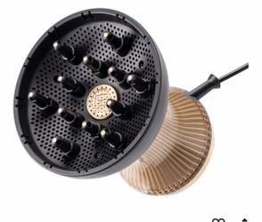 Bellissima Diffon Supreme Diffuser & Curly Hair Dryer - XL Diffuser for Long Waves, Curls, Coils - Cool Button - Anti-Frizz Technology
