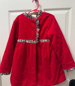 Penelope Mack Red Dress Coat *Size 6