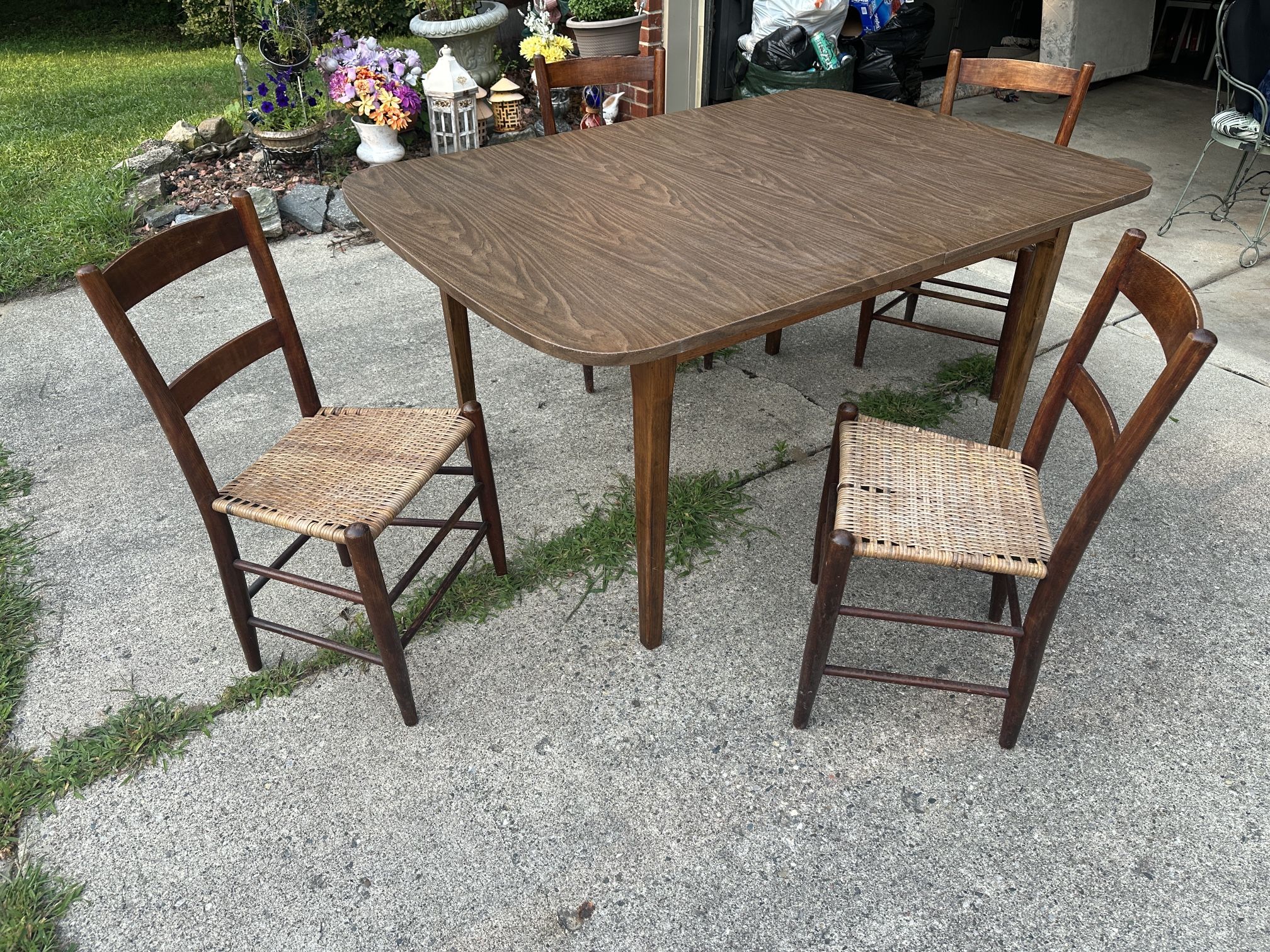 🚚 FREE Delivery Vintage Mid Century Modern Dining Table Set