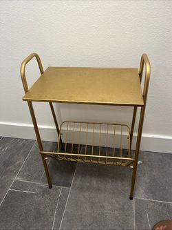 Vintage magazine table