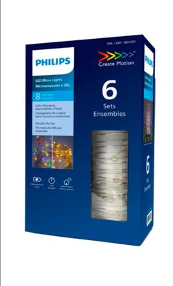Brand New Philips Dual Color Micro LED Lights (Boxed)