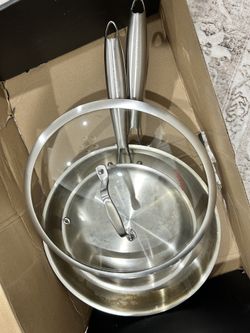 Tri Ply Stainless Steel Frying Pans 