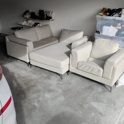 Beige 3 Piece couch
