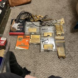 Gibson And Miscellaneous Parts Pick UPS Etc.   Closed Repair Shop  .. I’m Retiring