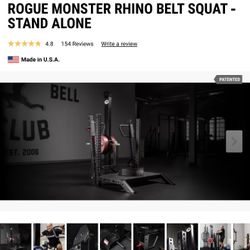 Rogue Rhino Belt Squat 