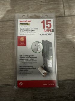 Square D Homeline 15 Amp Single-Pole Combination Arc Fault Circuit Breaker(HOM115CAFIC)