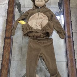 Monkey Costume Size 2/3t
