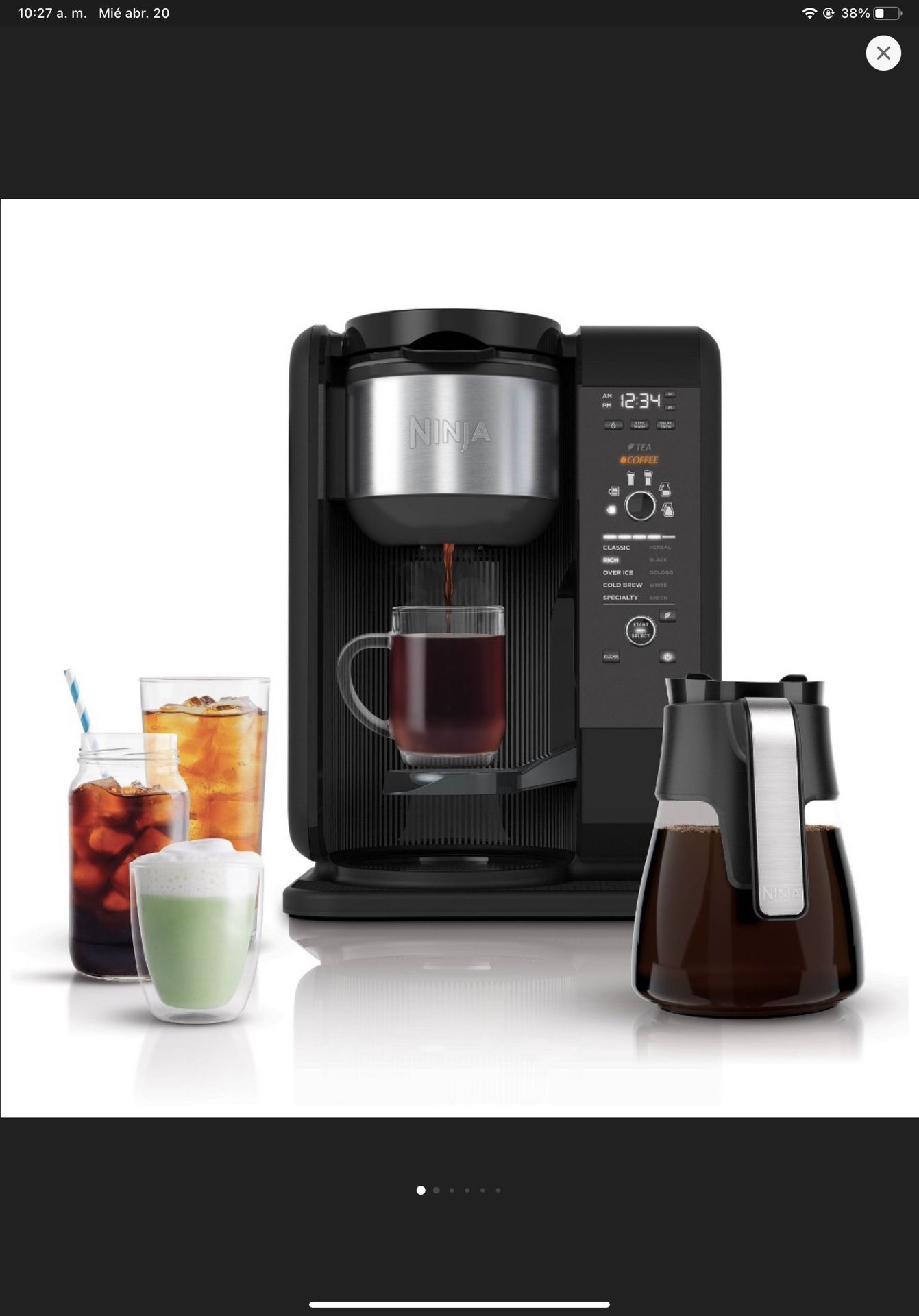 Ninja CP301 Hot & Cold Brew Coffee(Used)
