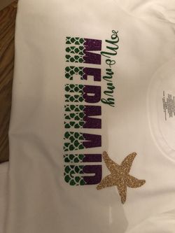 Mermaid mommy shirt