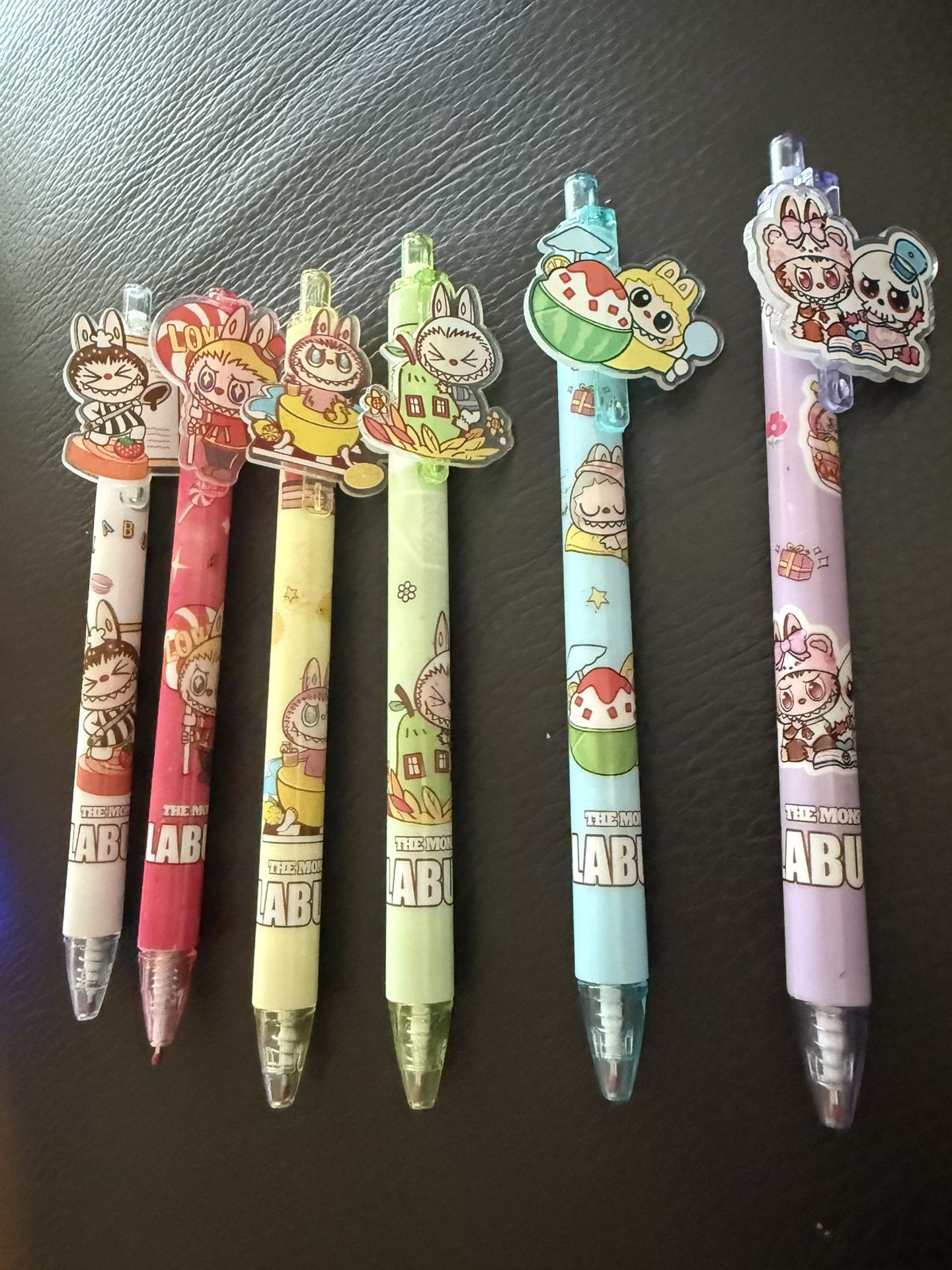 Labubu Pens 1 Set 6 PCs
