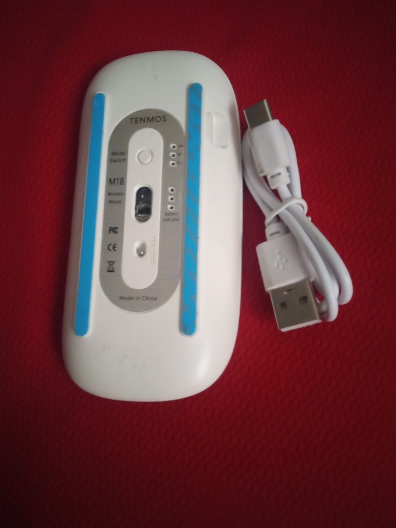 WIRELESS BLUETOOTH MOUSE M18 RECHARGEABLE LIGHTING