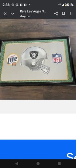 Raider / Miller Lite Vintage Mirror