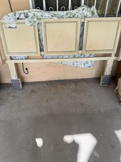 Queen Bed Head Board And Metal Frame