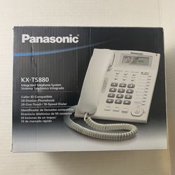 Panasonic KX-TS880 Integrated Telephone System Caller ID Compatible (Black)