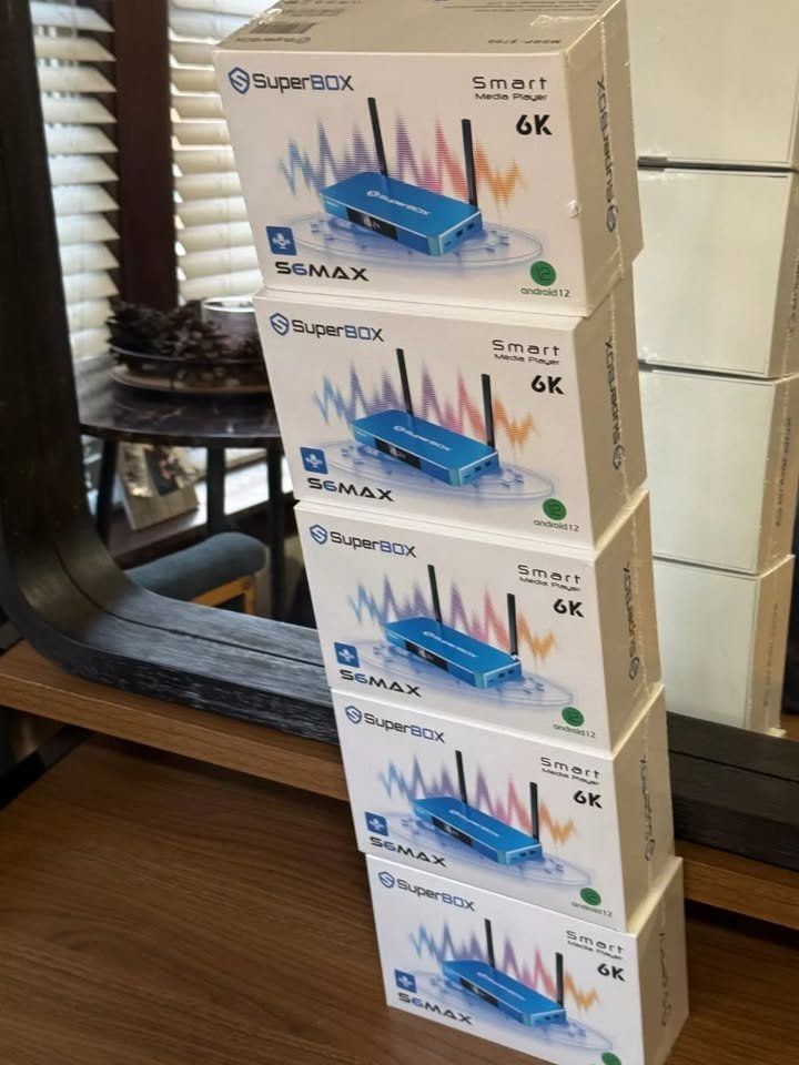 SuperBox S6 Pro, S6 Max, and S6 Ultra – Factory Sealed, Ready for Activation