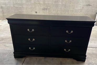 Large Black Dresser
