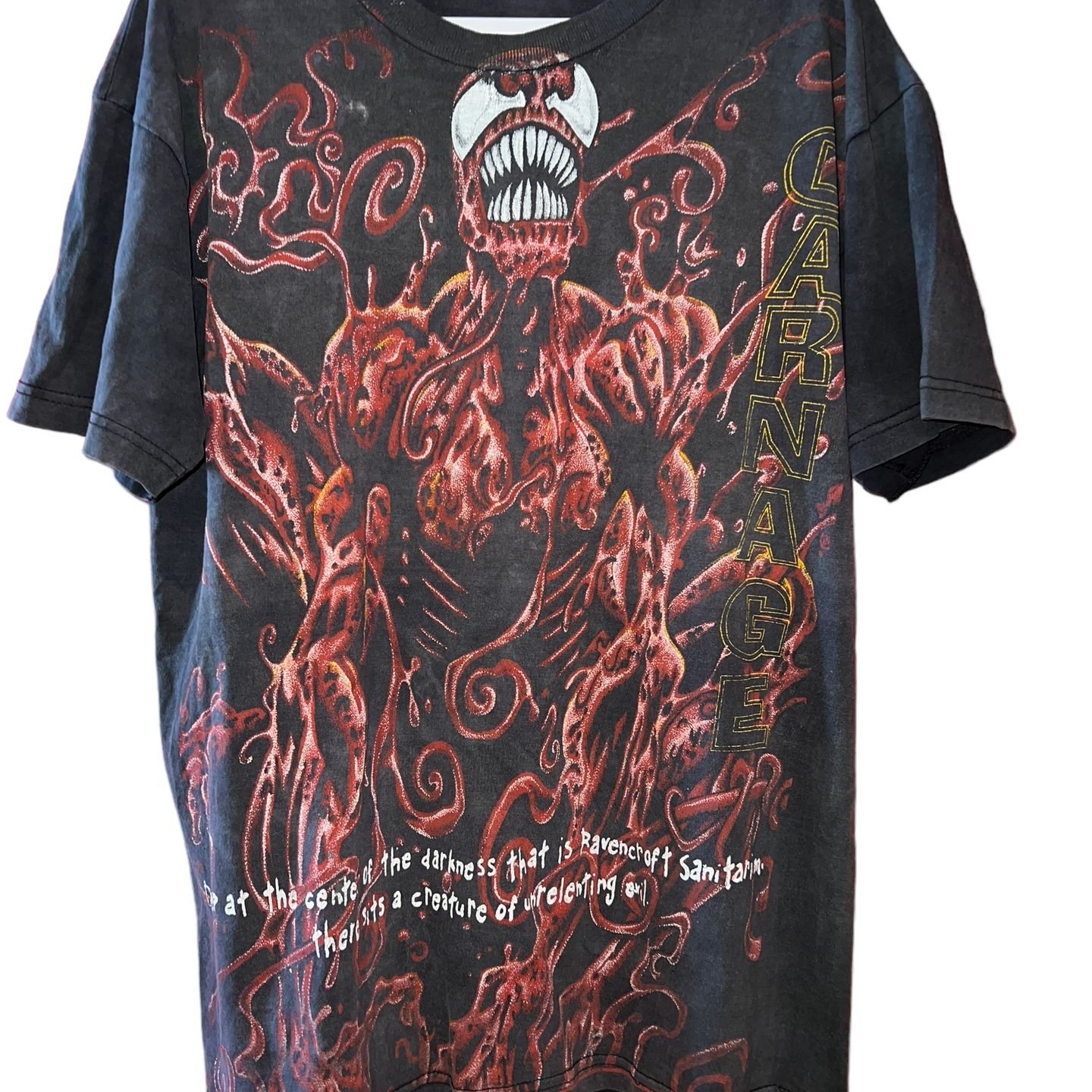 Vintage peyote Carnage tee mexican spider-man marvel mega print Vintage peyote Carnage tee mexican spider-man marvel mega print