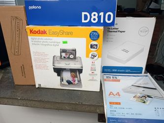 Polono Thermal printer, Kodiak Z760(camera/Doc), A4 Laminator, Thermal paper, Laminat Sheets