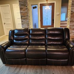 Leather sofa