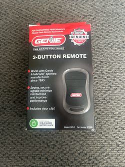 Genie 3-Button Garage Door Remote G3T-R