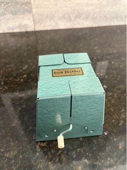 Vintage card shuffler from 1940s