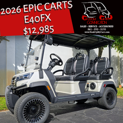 2026 EPIC FX e40FX Street Ready Golf Cart