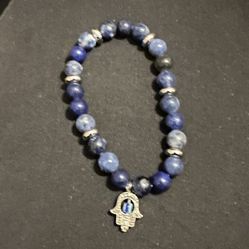 Evil Eye Charm Bracelet Blue