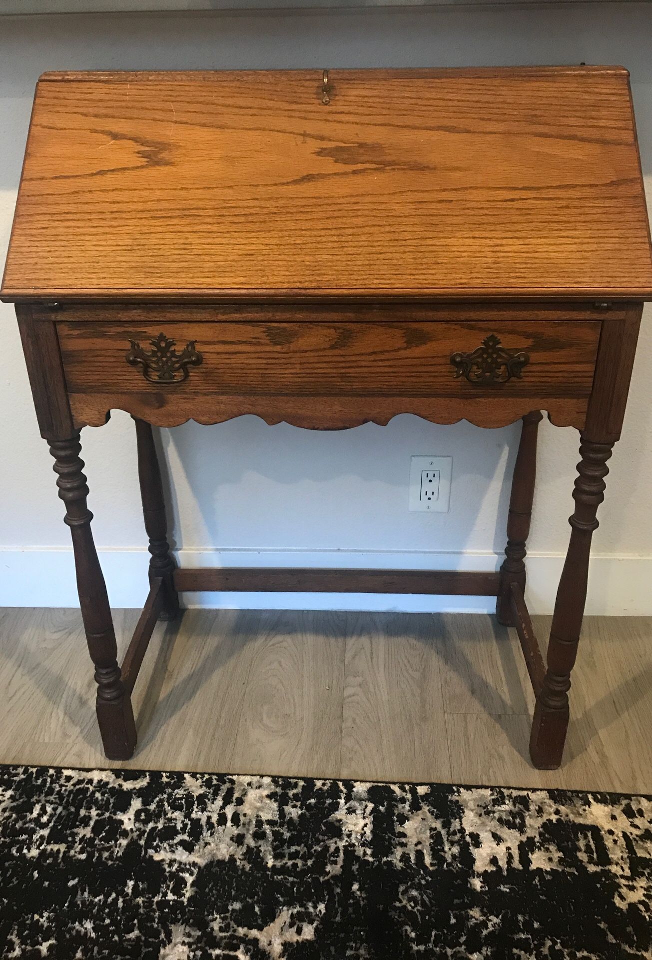 Beautiful wood secretary desk