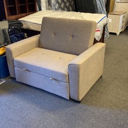 New Compact Chair Futon Great For Extra Bedroom Space Saver Airbnb 