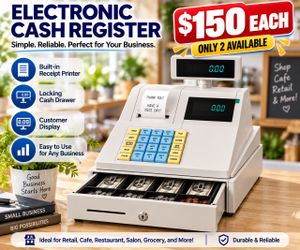 Electronic Cash Register – Brand New – $150