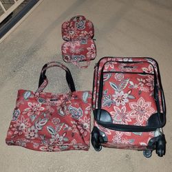 3-piece floral travel pack 