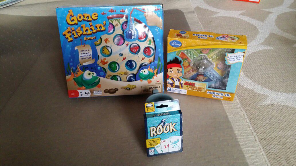Set of 3 brand new board games