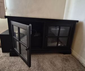 Heavy-Duty TV Stand with Storage