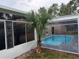 Sale of materials for porches and screen rooms.
