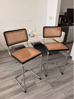 Tall dining chairs (2)