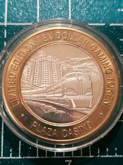 Plaza Casino Limited Edition $10 Gaming Token