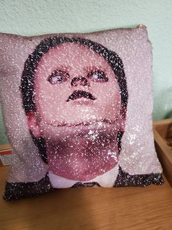 Dwight The Office Sequins Pillow