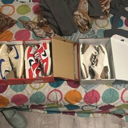 Jordan 3 Retro Palomino, Nike Dunk Low Sesame Bagel, Nike Dunk Low Retro University Red N Black