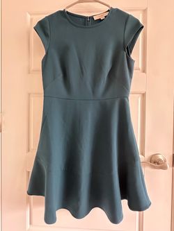 New Loft green/teal sleeveless dress