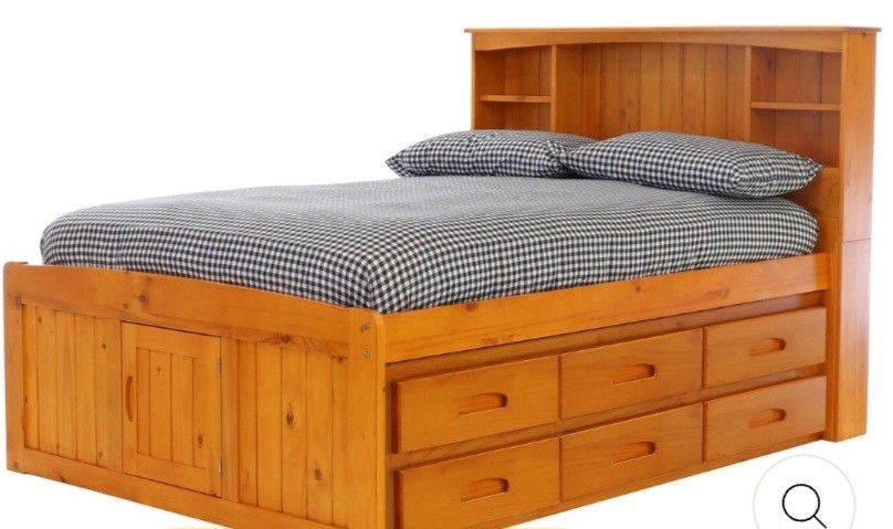 Selling Second Storage Bed SOLID Wood (11 Storage Spaces)