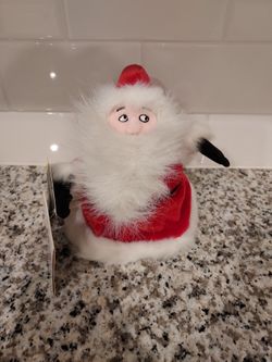 Disney Nightmare Before Christmas Santa Bean Bag Plush