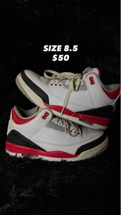 JORDAN 3 FIRE REDS