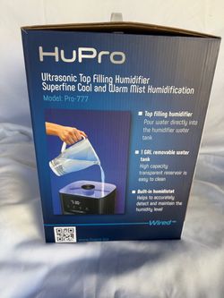 Title: HuPro Pro-777 Humidifier, Cool/Warm Mist, New in Box