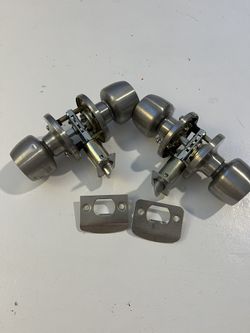 Door Knob Set Of 2 Stainless Steel Interior Doors